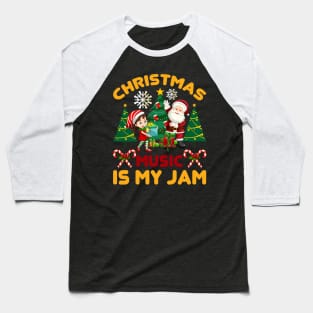 Christmas Music Funny Ugly Xmas Ugly Christmas Baseball T-Shirt